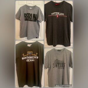 Graphic T-Shirts Set - Berlin (Germany), Switzerland, Ireland, Sweden